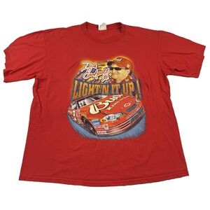 Chase Authentics NASCAR Dale Earnhardt Jr TShirt XL Budweiser Back Front Graphic